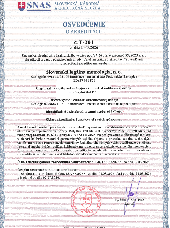 T-001 Akreditácia MLPM