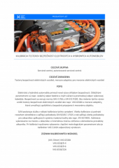 Kalibrácia testerov bezpečnosti elektrických a hybridných automobilov